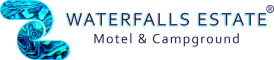 Waterfalls Estate - Motel & Campground Logo